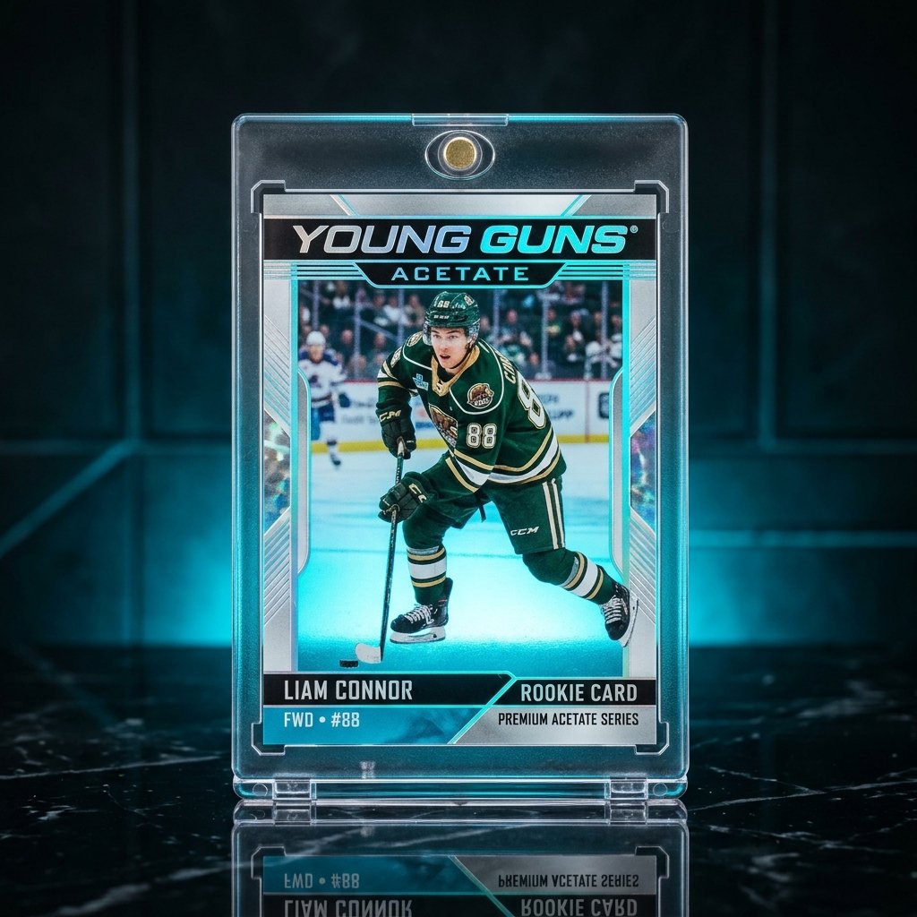 Logan Stankoven Upper Deck Young Guns Acetate Rookie Card